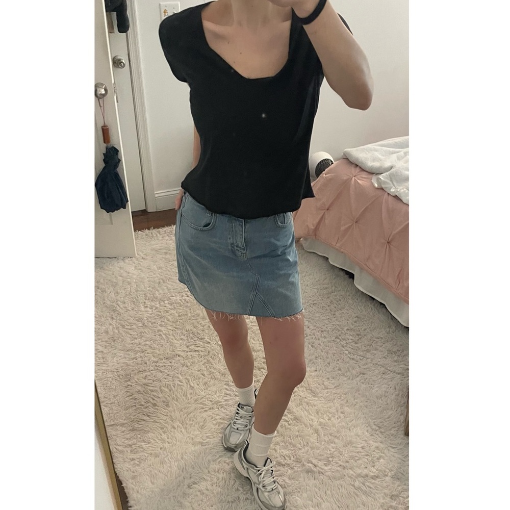 The Limited Black Comfy Slouchy Cotton Short Sleeve Tee Size Medium